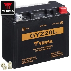 Batterie YUASA GYZ20L (WC) AGM geschlossen