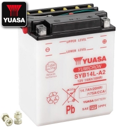 Batterie YUASA SYB14L-A2 (DC) offen ohne Säure