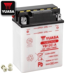 Batterie YUASA YB12C-A (DC) offen ohne Säure