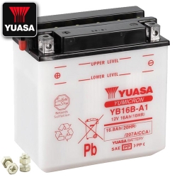 Batterie YUASA YB16B-A1 (DC) offen ohne Säure