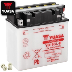Batterie YUASA YB16CL-B (DC) offen ohne Säure