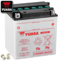 Batterie YUASA YB30L-B (DC) offen ohne Säure