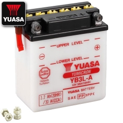 Batterie YUASA YB3L-A (DC) offen ohne Säure