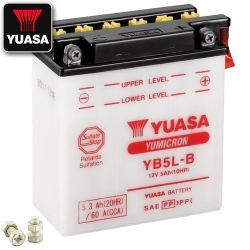 Batterie YUASA YB5L-B (DC) offen ohne Säure
