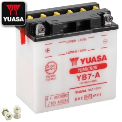 Batterie YUASA YB7-A (DC) offen ohne Säure