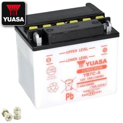 Batterie YUASA YB7C-A (DC) offen ohne Säure