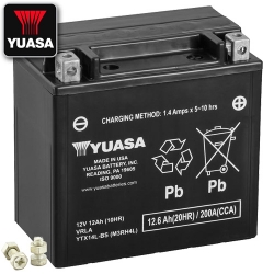 Batterie YUASA YTX14L-BS AGM geschlossen