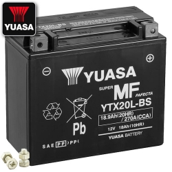 Batterie YUASA YTX20L-BS (WC) AGM geschlossen