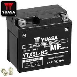 Batterie YUASA YTX5L-BS (WC) AGM geschlossen
