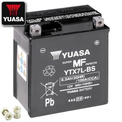 Batterie YUASA YTX7L-BS (WC) AGM geschlossen