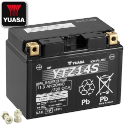Batterie YUASA YTZ14S (WC) AGM geschlossen