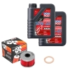 Wartungsset Ölwechsel, LIQUI MOLY Motorbike Öl 4Takt vollsytnth.