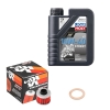 Wartungsset Ölwechsel, LIQUI MOLY Motorbike Öl 4Takt teilsytnth.