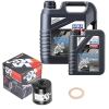 Wartungsset Ölwechsel, LIQUI MOLY Motorbike Öl 4Takt teilsytnth.