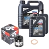 Wartungsset Ölwechsel, LIQUI MOLY Motorbike Öl 4Takt teilsytnth.