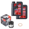 Wartungsset Ölwechsel, LIQUI MOLY Motorbike Öl 4Takt vollsytnth.