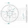 Kettenrad C50-Stahl
