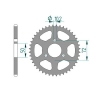 Kettenrad C50-Stahl