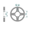 Kettenrad C50-Stahl