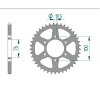 Kettenrad C50-Stahl