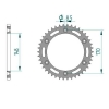 Kettenrad C50-Stahl