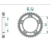 Kettenrad C50-Stahl