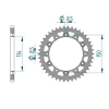 Kettenrad C50-Stahl