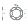 Kettenrad C50-Stahl