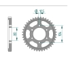 Kettenrad C50-Stahl