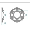 Kettenrad C50-Stahl