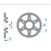 Kettenrad C50-Stahl
