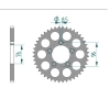 Kettenrad C50-Stahl