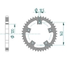 Kettenrad C50-Stahl