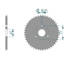 Kettenrad Aluminium