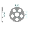Kettenrad Aluminium