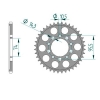 Kettenrad Aluminium