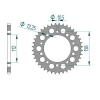 Kettenrad Aluminium