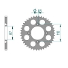 Kettenrad Aluminium