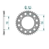 Kettenrad Aluminium
