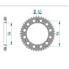 Kettenrad Aluminium