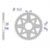 Kettenrad Aluminium