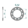 Kettenrad Aluminium