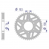 Kettenrad Aluminium