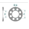 Kettenrad Aluminium