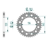 Kettenrad Aluminium