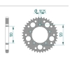 Kettenrad Aluminium