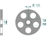 Kettenrad Aluminium
