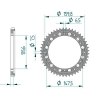 Kettenrad Aluminium