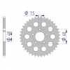 Kettenrad Aluminium