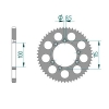 Kettenrad Aluminium